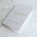 White Invitation Card With Hard Cover Thank YouCard Customized